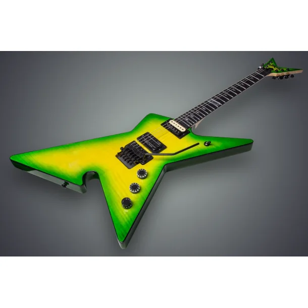 DGZ DIME GUITARZ CULPRIT - DIME SLIME (GREEN BURST FLAME)